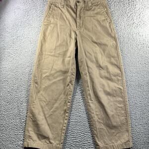 Uniqlo U Wide Fit Chino Pants 32x29 Brown Christophe Lemaire Baggy 475564